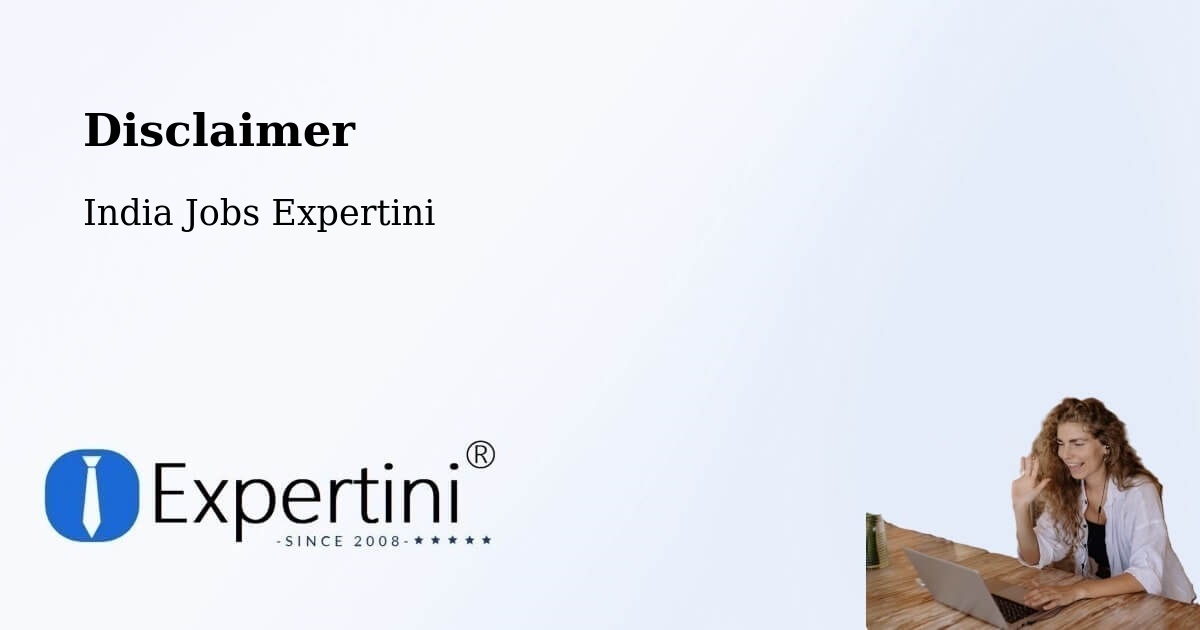 Disclaimer – Nirsa - India Jobs Expertini