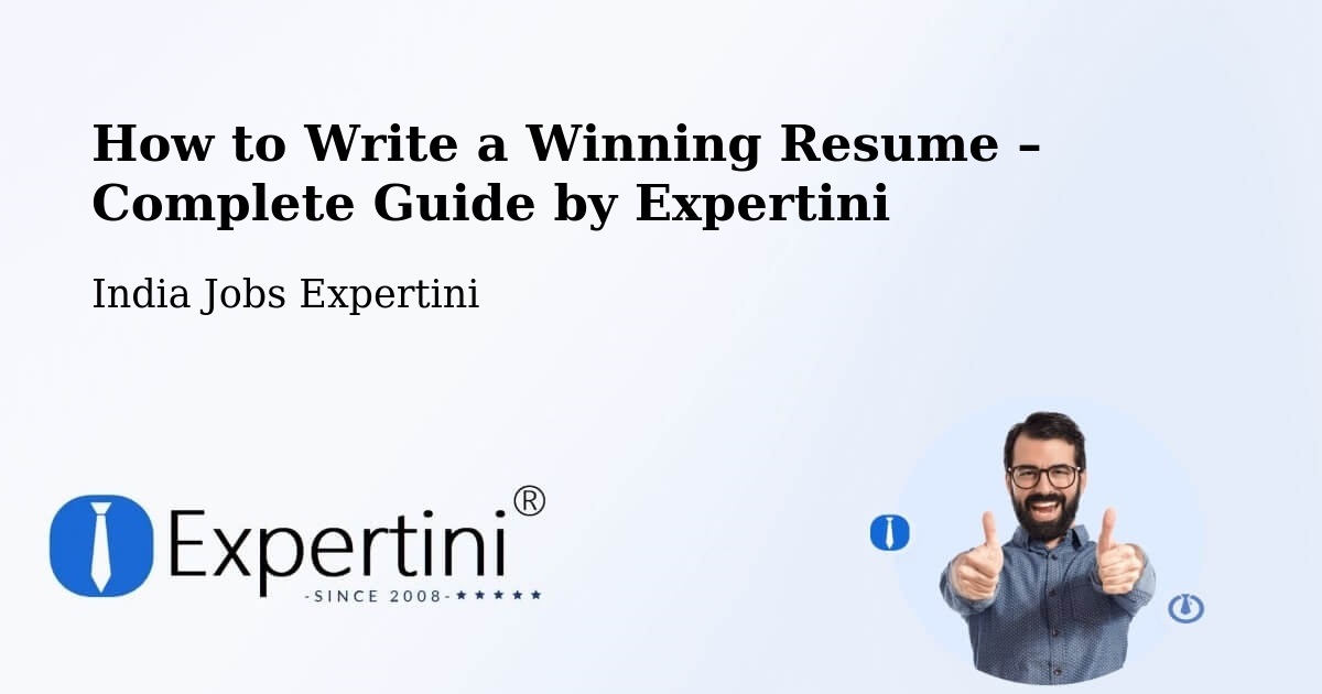Resume Writing Guide for Job Seekers – Nirsa - Nirsa, India Jobs Expertini