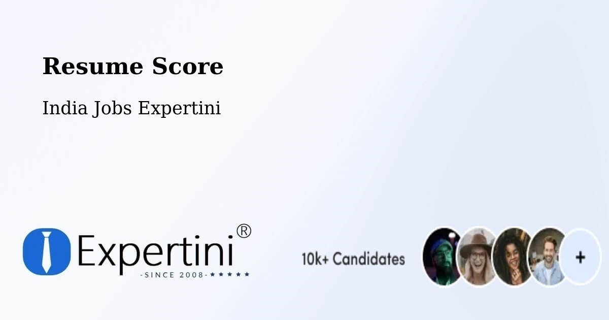Resume Score & Job Description Match Tool – Nirsa - India Jobs Expertini
